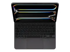 Apple Magic Keyboard - Tastatur og folioveske med styrepute - bakbelysning - Apple Smart connector - QWERTY - Internasjonal engelsk / kanadisk fransk - svart