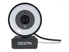 DICOTA Ringlight - Nettkamera - farge 5 MP - 2592 x 1944 - lyd - USB 2.0