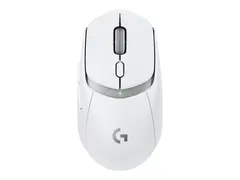 Logitech G G309 - Mus - gaming optisk - 6 knapper - tr&#229;dl&#248;s - Bluetooth, 2.4 GHz - USB Logitech LIGHTSPEED-mottaker - hvit