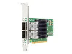 HPE InfiniBand HDR MCX653106A-HDAT - Nettverksadapter PCIe 4.0 x16 lav profil - 200Gb Ethernet / 200Gb Infiniband QSFP56 x 2 - for ProLiant XL220n Gen10, XL225n Gen10, XL290n Gen10, XL645d Gen10