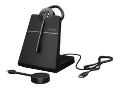 Jabra Engage 55 SE Convertible - Hodesett on-ear - konvertibel - DECT - tr&#229;dl&#248;s - USB-C via DECT-adapter - UC-sertifisert