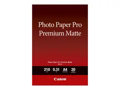 Canon Pro Premium PM-101 - Glatt matt - 310 mikroner A4 (210 x 297 mm) - 210 g/m&#178; - 20 ark fotopapir - for PIXMA PRO-1, PRO-10, PRO-100