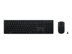 Lenovo Professional - Tastatur- og mussett tr&#229;dl&#248;s - Bluetooth, 2.4 GHz - tastsvitsj: Scissor-Switch - gr&#229; - brun boks - CRU