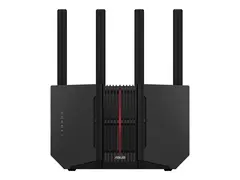 ASUS RT-BE92U - Tr&#229;dl&#248;s ruter 4-portssvitsj 1GbE, 2.5GbE, Wi-Fi 7 - WAN-porter: 2 - Wi-Fi 7 - Multib&#229;nd