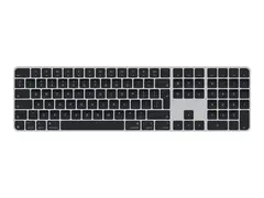 Apple Magic Keyboard with Touch ID and Numeric Keypad Tastatur - USB-C - tr&#229;dl&#248;s - Bluetooth - QWERTY - Internasjonal engelsk / kanadisk fransk - svarte n&#248;kler