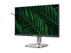 Philips 24B2G5301 - 5000 Series - LED-skjerm USB - 24&quot; (23.8&quot; synlig) - 1920 x 1080 Full HD (1080p) @ 100 Hz - IPS - 1500:1 - HDMI, VGA, DisplayPort, USB-C - h&#248;yttalere - koksgr&#229;, s&#248;lv