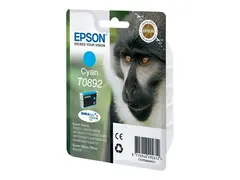 Epson T0892 - 3.5 ml - cyan - original bl&#230;re med RF/lyd-alarm - blekkpatron - for Stylus S21, SX105, SX110, SX115, SX210, SX215, SX400, SX410, SX415; Stylus Office BX300