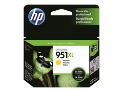 HP 951XL - 17 ml - H&#248;y ytelse - gul - original blekkpatron - for Officejet Pro 251dw, 276dw, 8100, 8600, 8600 N911a, 8610, 8615, 8620, 8625, 8630