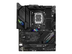 ASUS ROG STRIX B760-F GAMING WIFI Hovedkort - ATX - LGA1700-sokkel - B760 Chipset - USB 3.2 Gen 1, USB 3.2 Gen 2, USB4, USB-C 3.2 Gen 2x2 - 2.5 Gigabit LAN, Bluetooth, Wi-Fi - innbygd grafikk (CPU kreves) - HD-lyd (8-kanalers)