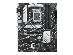 ASUS PRIME B760-PLUS D4 - Hovedkort ATX - LGA1700-sokkel - B760 Chipset - USB 3.2 Gen 1, USB 3.2 Gen 2, USB4, USB-C 3.2 Gen 2x2, USB-C 3.2 Gen 1 - 2.5 Gigabit LAN - innbygd grafikk (CPU kreves) - HD-lyd (8-kanalers)