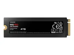 Samsung 990 PRO MZ-V9P4T0GW - SSD kryptert - 4 TB - intern - M.2 2280 - PCIe 4.0 x4 (NVMe) - 256-bit AES - TCG Opal Encryption 2.0 - integrert kj&#248;le