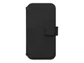 KEY Unstad - Lommebok for mobiltelefon - stoff, 100 % resirkulert plast, PU-skinn (termoplastisk polyuretan + polykarbonat) svart - for Apple iPhone 15 Pro