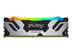 Kingston FURY Renegade RGB - DDR5 - sett 96 GB: 2 x 48 GB - DIMM 288-pin - 6000 MHz / PC5-48000 - CL32 - 1.35 V - ikke-bufret - ikke-ECC - svart, s&#248;lv