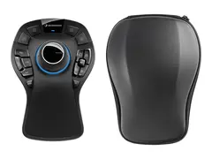 3Dconnexion SpaceMouse Pro Wireless - Bluetooth Edition 3D-mus - ergonomisk - 15 knapper - tr&#229;dl&#248;s - 2.4 GHz, Bluetooth, USB-C - USB tr&#229;dl&#248;s mottaker