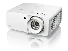 Optoma UHZ66 - DLP-projektor - laser portabel - 3D - 4000 lumen - 3840 x 2160 - 16:9 - 4K - LAN - hvit