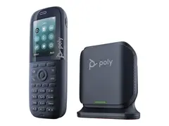 Poly Rove B2 Base Station and 30 Phone Handset Kit Tr&#229;dl&#248;s telefon med anrops-ID/samtale venter - DECT - treveis anropskapasitet - SIP, SIP v2, RTCP, RTP, SDP, SIP over TLS, SIP over TCP, SIP over UDP - svart