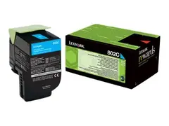 Lexmark 802C - Cyan - original tonerpatron LCCP, LRP - for Lexmark CX310dn, CX310n, CX410de, CX410dte, CX410e, CX510de, CX510dhe, CX510dthe