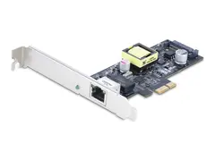 StarTech.com 1-Port 2.5Gbps NBASE-T PoE Network Card, Intel I225-V, 802.3af/at PoE+ Multi-Gigabit NIC, PCI Express Server LAN Card, SATA Powered Desktop Ethernet Interface Supports Windows, Linux, VMware ESXI (PR12GIP-NETWORK-CARD) - Nettverksadapter - PCIe 2.0 lav profil - 2.5GBase-T (PoE+) x 1 - svart