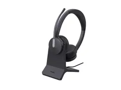 Yealink BH70 Dual - Hodesett - on-ear Bluetooth - tr&#229;dl&#248;s - USB-A via Bluetooth-adapter - svart - Certified for Microsoft Teams