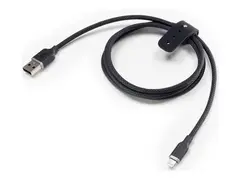 mophie charge stream - Lightning-kabel - USB hann til Lightning hann 2 m - svart - USB Power Delivery (30 W)
