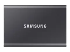 Samsung T7 MU-PC4T0T - SSD - kryptert 4 TB - ekstern (b&#230;rbar) - USB 3.2 Gen 2 (USB-C kontakt) - 256-bit AES - gr&#229;