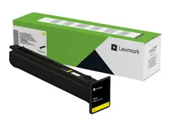 Lexmark - Gul - original - boks tonerpatron LCCP, LRP - for Lexmark CX833se