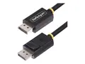 StarTech.com 2m DisplayPort 2.1 Cable, VESA-Certified, DP40 DP 2.1 Cable DisplayPort-kabel - DisplayPort (hann) l&#229;st til DisplayPort (hann) l&#229;st - DisplayPort 2.1 - 2 m - passiv, 8K 60Hz st&#248;tte, 4K 144Hz st&#248;tte, 1440p st&#248;tte 240 Hz, up to 40 Gbps data transfer rate, UHBR10, HDR-st&#248;tte - svart