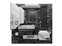 MSI B760M PROJECT ZERO - Hovedkort - micro ATX LGA1700-sokkel - B760 Chipset - USB 3.2 Gen 1, USB 3.2 Gen 2, USB-C 3.2 Gen2, USB-C 3.2 Gen 2x2 - 2.5 Gigabit LAN, Bluetooth, Wi-Fi - innbygd grafikk (CPU kreves) - HD-lyd (8-kanalers)