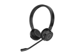 Jabra Evolve 65 TE Stereo - Hodesett on-ear - Bluetooth - tr&#229;dl&#248;s - USB-A via Bluetooth-adapter - lydisolerende - UC-sertifisert