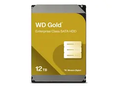 WD Gold WD122KRYZ - Harddisk - Enterprise 12 TB - intern - 3.5&quot; - SATA 6Gb/s - 7200 rpm - buffer: 512 MB