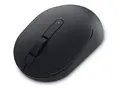 Dell Silent Mouse MS355 - Mus - h&#248;yre- og venstreh&#229;ndet optisk LED - 3 knapper - tr&#229;dl&#248;s - 2.4 GHz, Bluetooth 5.1 LE - USB tr&#229;dl&#248;s mottaker - svart - med 3 &#229;rs Advanced Exchange Service