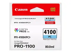 Canon PFI-4100 PC - 80 ml - fotocyan - original hengeboks - blekkbeholder - for imagePROGRAF PRO-1100