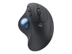 Logitech Ergo Series ERGO M575S Styrekule - ergonomisk - optisk - 5 knapper - tr&#229;dl&#248;s - Bluetooth, 2.4 GHz - Logitech Logi Bolt USB-mottaker - grafitt