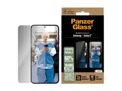 PanzerGlass Privacy - Skjermbeskyttelse for mobiltelefon ultrabred passform - glass - med personvernsfilter - 2-veis - for Samsung Galaxy S25