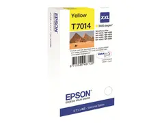 Epson T7014 - 34.2 ml - XXL-st&#248;rrelse gul - original - blister - blekkpatron - for WorkForce Pro WP-4015 DN, WP-4095 DN, WP-4515 DN, WP-4525 DNF, WP-4595 DNF