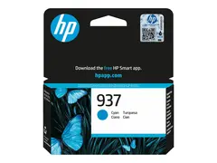 HP 937 - Cyan - original - blekkpatron