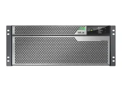 APC Smart-UPS Ultra - UPS (kan monteres i rack) (h&#248;y tetthet) online - AC 230 V - 10000 Wh - 10000 VA - litiumion - utgangskontakter: 12 - 4U - s&#248;lvgr&#229;