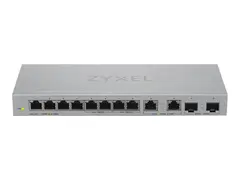 Zyxel XGS1010-12 - V2 - switch - Styrt - 8 x 10/100/1000 + 2 x 100/1000/2.5G + 2 x 1 Gigabit / 10 Gigabit SFP+ (opplink) stasjon&#230;r, veggmonterbar