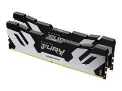 Kingston FURY Renegade - DDR5 - sett 32 GB: 2 x 16 GB - DIMM 288-pin - 8000 MHz / PC5-64000 - CL38 - 1.1 V - ikke-bufret - on-die ECC - svart med s&#248;lv