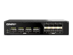 QNAP QSW-2104-2T-A - Switch - Styrt 4 x 100 Gigabit QSFP28 + 8 x 25 Gigabit SFP28 - rackmonterbar