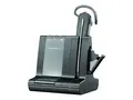 Poly Savi 8245-M - Savi 8200 series - hodesett i &#248;ret - konvertibel - DECT / Bluetooth - tr&#229;dl&#248;s - svart - Certified for Microsoft Teams