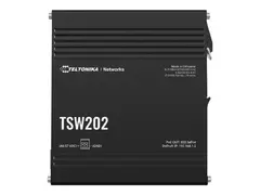 Teltonika TSW202 - Switch - Styrt - 8 x 10/100/1000 (PoE+) + 2 x SFP DIN-skinnemonterbar - PoE+ (240 W)