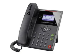 Poly Edge B10 - VoIP-telefon med anrops-ID/samtale venter 5-veis anropskapasitet - SIP, SDP - 8 linjer - svart