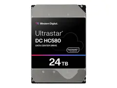 WD Ultrastar DC HC580 WUH722422ALE6L1 Harddisk - kryptert - 22 TB - intern - 3.5&quot; - SATA 6Gb/s - 7200 rpm - buffer: 512 MB - Self-Encrypting Drive (SED)