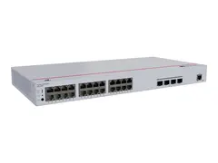 Huawei eKitEngine S220 Series S220-24P4X Switch - Styrt - 24 x 10/100/1000 (PoE+) + 4 x 10Gb Ethernet SFP+ - front til side luftstr&#248;m - rackmonterbar - PoE+ (400 W)