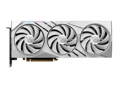 MSI GeForce RTX 4070 Ti SUPER 16G GAMING X SLIM WHITE Grafikkort - GeForce RTX 4070 Ti Super - 16 GB GDDR6X - PCIe 4.0 - HDMI, 3 x DisplayPort - hvit