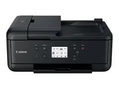 Canon PIXMA TR7650 - Multifunksjonsskriver farge - ink-jet - A4 (210 x 297 mm), Legal (216 x 356 mm) (original) - A4/Legal (medie) - opp til 15 ipm (trykking) - 200 ark - 33.6 kbps - USB 2.0, Wi-Fi(n)