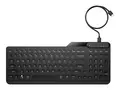 HP 405 - Tastatur - muletienhet 65% (compact) - bakbelysning - USB - Pan Nordic - svart
