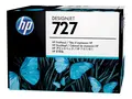 HP 727 - Gr&#229;, gul, cyan, magenta, matt svart, fotosort skriverhode - for DesignJet T1500, T1530, T2500, T2530, T920, T930