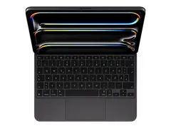 Apple Magic Keyboard - Tastatur og folioveske med styrepute - bakbelysning - Apple Smart connector - QWERTZ - Tysk - svart - for Apple 11-inch iPad Pro (M4)